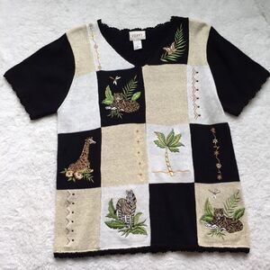 Jenny Yoo Embroidered Sweater